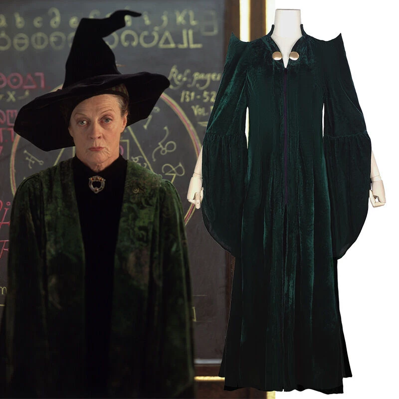 Hallowitch Costumes Professor Mcgonagall Costume With Hat For Adult Girls' 7 Hallowitch Costumes Professor Mcgonagall Costume With Hat For Adult Girls'