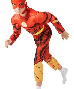 Hallowitch Costumes DC New Flash Bodysuit Costume For Kids