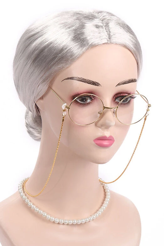 Hallowitch Costumes Women's Old Lady Wig Costume 5 Hallowitch Costumes Women's Old Lady Wig Costume