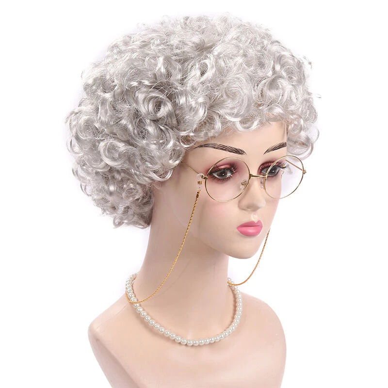 Hallowitch Costumes Women's Old Lady Wig Costume 6 Hallowitch Costumes Women's Old Lady Wig Costume