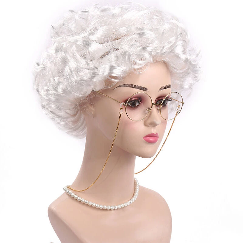 Hallowitch Costumes Women's Old Lady Wig Costume 8 Hallowitch Costumes Women's Old Lady Wig Costume