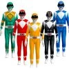 Hallowitch Costumes Mighty Morphin Power Rangers Costume Suit For Kids Boys'
