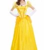 Hallowitch Costumes Adult Princess Daisy Costume With Gloves And Crown Women's