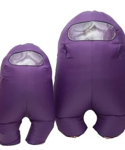 Hallowitch Costumes Halloween Inflatable Among Us Costume With Sleeves