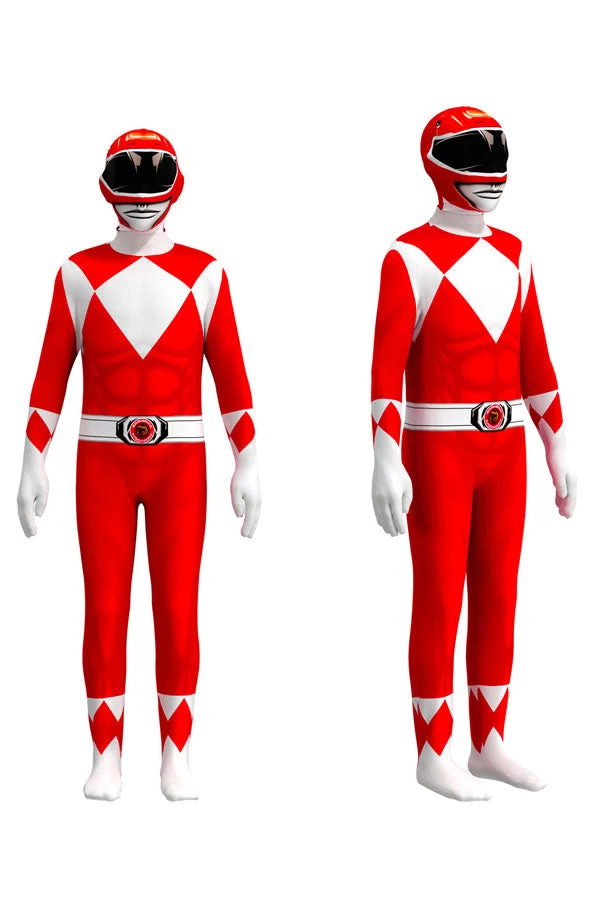 Hallowitch Costumes Mighty Morphin Power Rangers Costume Suit For Kids Boys' 8 Hallowitch Costumes Mighty Morphin Power Rangers Costume Suit For Kids Boys'