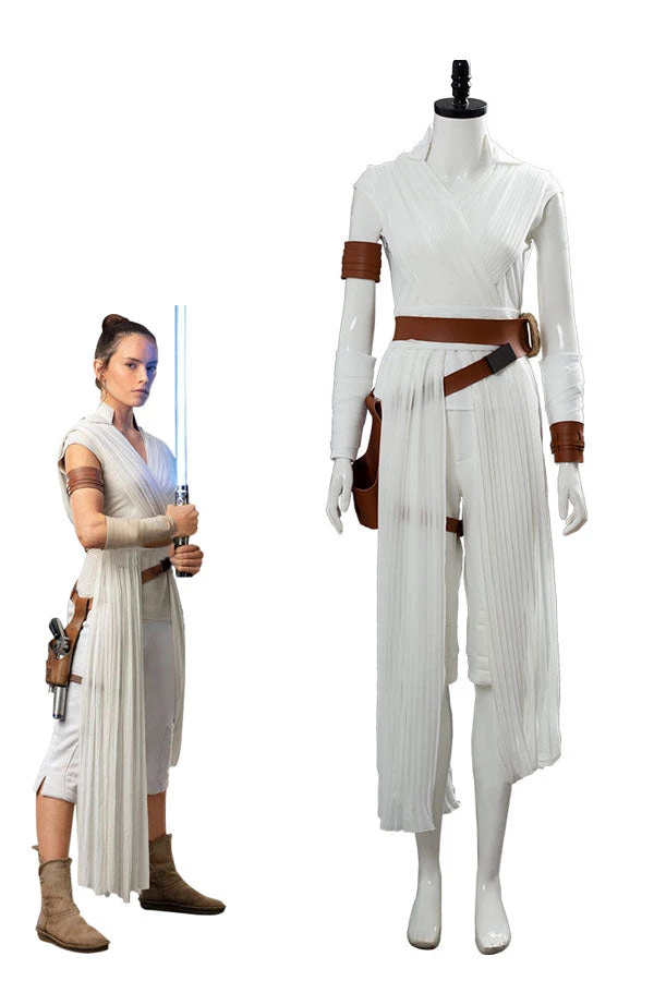 Hallowitch Costumes Women's Star Wars 9 The Rise Of Skywalker Rey Cosplay Costume 3 Hallowitch Costumes Women's Star Wars 9 The Rise Of Skywalker Rey Cosplay Costume
