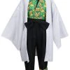 Hallowitch Costumes Men's Demon Slayer Sabito Costume Cosplay Kimono Outfit For Adult 2 Hallowitch Costumes Men's Demon Slayer Sabito Costume Cosplay Kimono Outfit For Adult