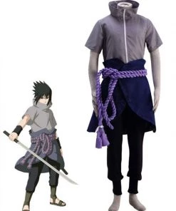 Hallowitch Costumes Cosplay Sasuke Uchiha Costume Set For Adult