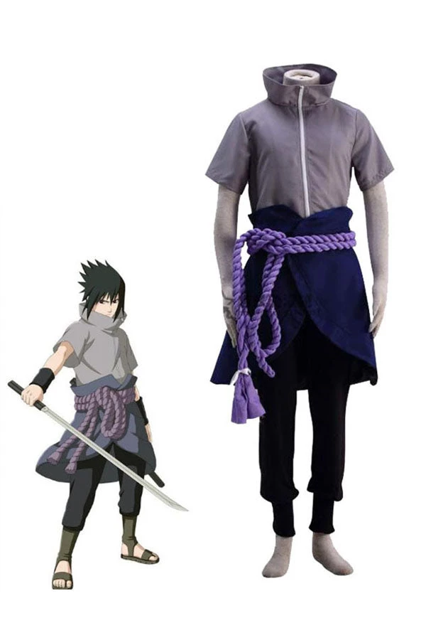 Hallowitch Costumes Cosplay Sasuke Uchiha Costume Set For Adult 3 Hallowitch Costumes Cosplay Sasuke Uchiha Costume Set For Adult