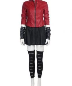 Hallowitch Costumes Wanda Maximoff Jacket Costume Scarlet Witch Cosplay For Adult