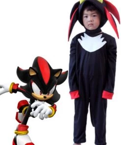Hallowitch Costumes Shadow Sonic The Hedgehog Costume For Kids