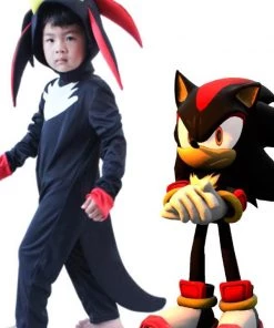 Hallowitch Costumes Shadow Sonic The Hedgehog Costume For Kids