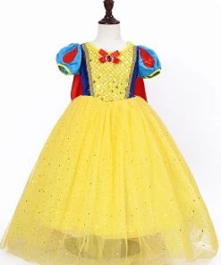 Hallowitch Costumes Snow White Princess Dress For Girls