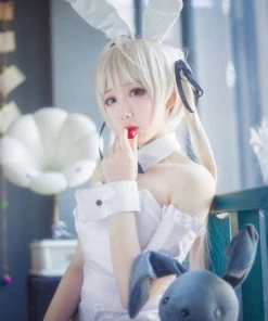 Hallowitch Costumes Bunny Costume Cosplay Sora Kasugano Bodysuit Costume