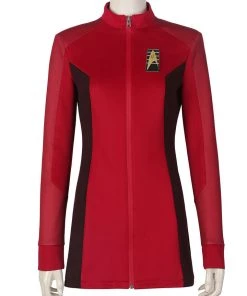 Hallowitch Costumes Star Trek Red Uniform Cosplay Costume High Quality Women's