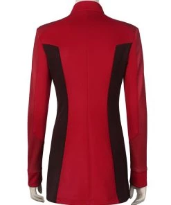 Hallowitch Costumes Star Trek Red Uniform Cosplay Costume High Quality Women's 8 Hallowitch Costumes Star Trek Red Uniform Cosplay Costume High Quality Women's