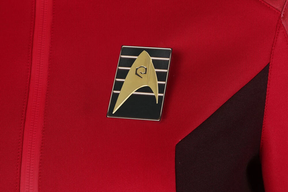 Hallowitch Costumes Star Trek Red Uniform Cosplay Costume High Quality Women's 6 Hallowitch Costumes Star Trek Red Uniform Cosplay Costume High Quality Women's