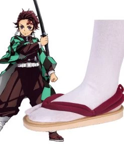 Hallowitch Costumes Demon Slayer Tanjiro Kamado Zori Slippers