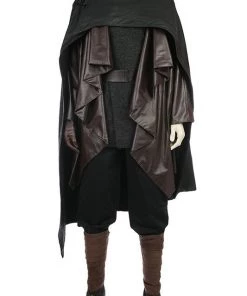 Hallowitch Costumes Men's Luke Skywalker Cosplay Black Costume, Star Wars The Last Jedi Outfit