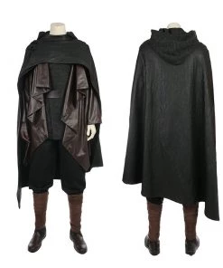 Hallowitch Costumes Men's Luke Skywalker Cosplay Black Costume, Star Wars The Last Jedi Outfit 8 Hallowitch Costumes Men's Luke Skywalker Cosplay Black Costume, Star Wars The Last Jedi Outfit