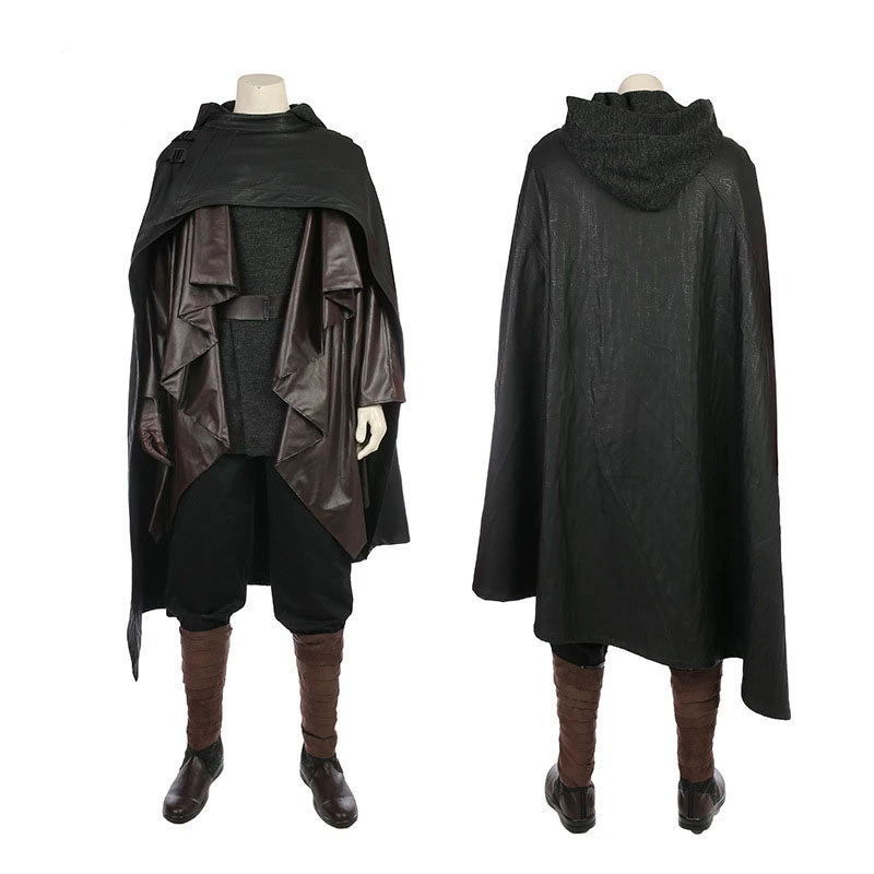 Hallowitch Costumes Men's Luke Skywalker Cosplay Black Costume, Star Wars The Last Jedi Outfit 5 Hallowitch Costumes Men's Luke Skywalker Cosplay Black Costume, Star Wars The Last Jedi Outfit
