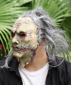 Hallowitch Costumes Walking Dead Zombie Head Mask