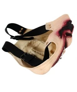 Hallowitch Costumes Men's Walking Dead Sharp Teeth Zombie Mask 9 Hallowitch Costumes Men's Walking Dead Sharp Teeth Zombie Mask