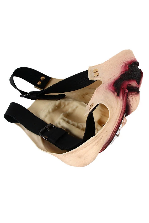 Hallowitch Costumes Men's Walking Dead Sharp Teeth Zombie Mask 6 Hallowitch Costumes Men's Walking Dead Sharp Teeth Zombie Mask