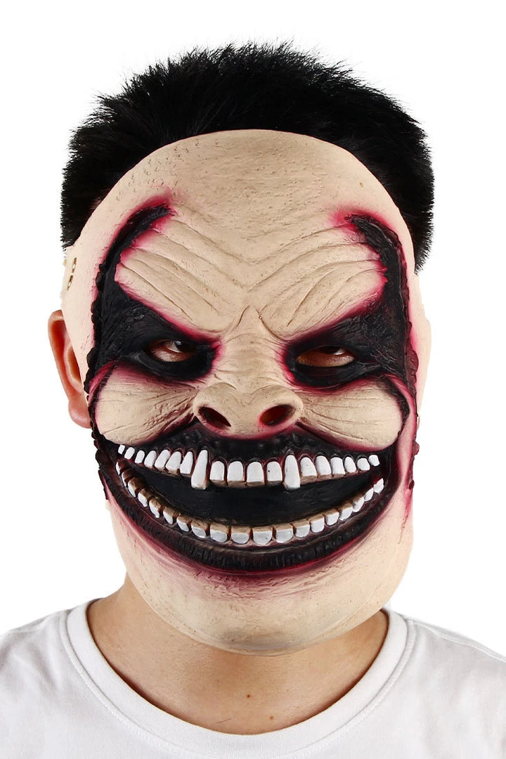 Hallowitch Costumes Men's Walking Dead Sharp Teeth Zombie Mask 3 Hallowitch Costumes Men's Walking Dead Sharp Teeth Zombie Mask