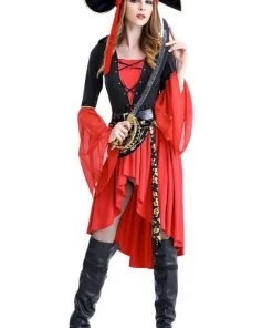 Hallowitch Costumes Women's Womens Pirate Costume