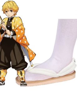 Hallowitch Costumes Zenitsu Agatsuma Zori Slippers